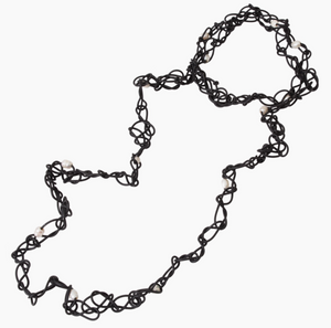 Long Pearl Chaotic Necklace