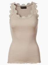 Load image into Gallery viewer, Silk Cotton Lace Tank
