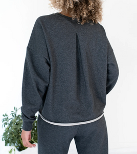 Paper Label Cotton Pullover