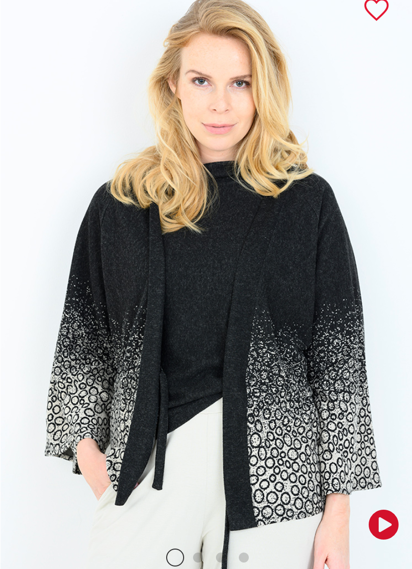 Kimono Knit Belted Cardigan Jacket