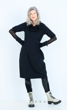 Load image into Gallery viewer, Fleece Lined Midi Knit Cotton Dress
