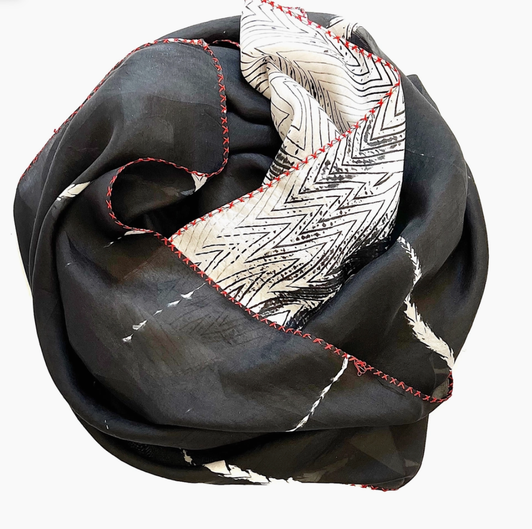Hand Dyed Silk Scarf