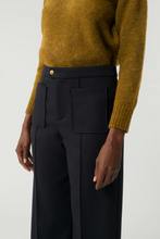 Load image into Gallery viewer, Soeur Navy Wool Trouser
