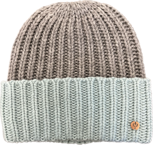 Wool and Cashmere Ribbed Beanie
