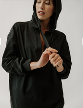 Load image into Gallery viewer, Paper Label V-Neck Hoodie
