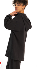 Load image into Gallery viewer, Paper Label V-Neck Hoodie
